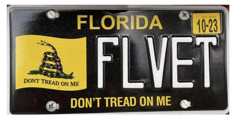 Gadsden Flag specialty plate